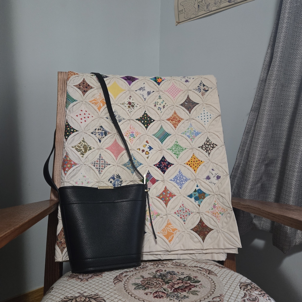 Black Leather Crossbody Bag